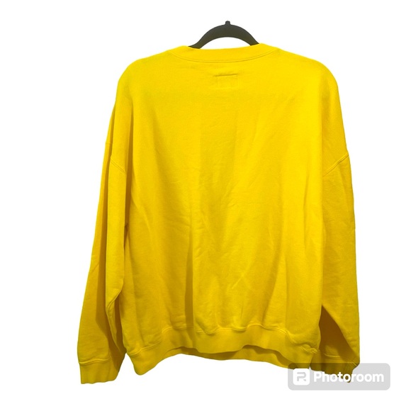 United Colors of Benetton Yellow Crew Neck Sweatshirt - Picture 3 of 4